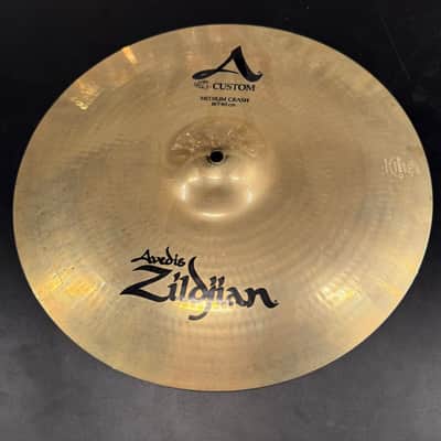 Zildjian 16" A Custom Crash Cymbal 1991 - Present - Brilliant image 1