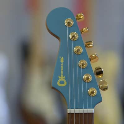Charvel Angel Vivaldi Signature Pro-Mod DK24-6 Nova - Lucerne Aqua Firemist(1) image 2