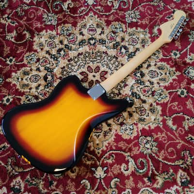 *NEW IN BOX* 2025 Fender Japan Limited Edition Traditional Collection, 60's Jaguar Competition 3-Color Sunburst / Aged Natural, MIJ JD25 image 14
