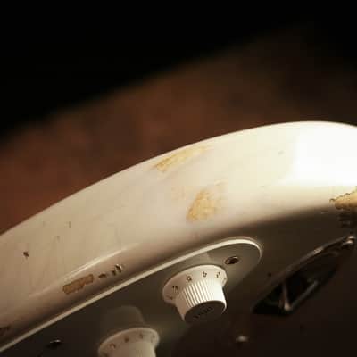 Fender Custom Shop 1955 Stratocaster Relic in White Blonde image 7