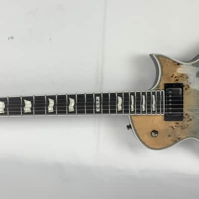 ESP E-II Eclipse Blue Natural Fade BM Burled Maple Electric Guitar + Hard Case B-Stock Made in Japan image 13