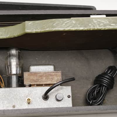 Pre-WWII 1941 Sears / Silvertone 2323 Hawaiian Lap Steel w/ Tube Amp In Case image 17