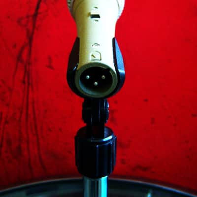 Vintage 1980's Philips Cardioid Dynamic Microphone Low Z w mic clip # 1 Shure Electro Voice Ampex image 6