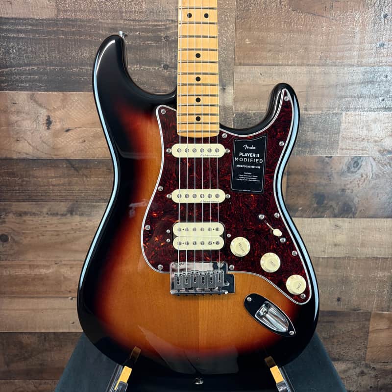Fender Player II Modified Stratocaster HSS, 3-Tone Sunburst, Gig Bag, Free Ship, #064 image 1