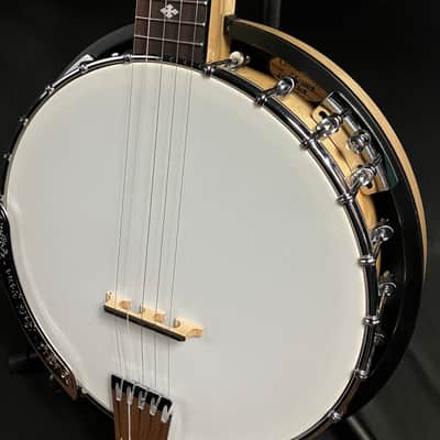 Gold Tone CC-100R Cripple Creek 5-String Banjo Blonde Natural Finish w/ Gig Bag image 8