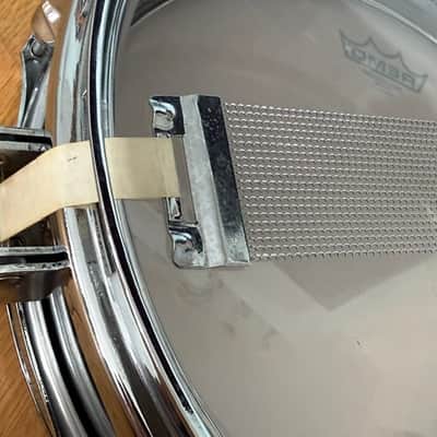 No Name 13"X3.5" Piccolo Chrome Snare Drum, New Remo Ambassador Beater Head, Very Good Condition image 6