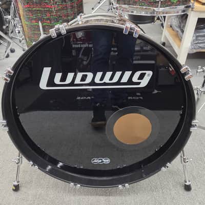 Ludwig Classic Maple 3-piece Shell Pack 12/16/22 2010 - Psychedelic Red Glass image 9