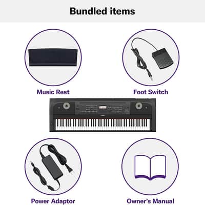 Yamaha DGX-670 88-Key Portable Grand Piano - White - stand sold separately image 3