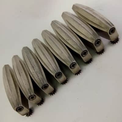 Slingerland Large Cigar/Streamline 1+Bass Drum Lugs Radio King Nickel Vintage40s image 5