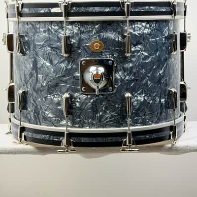 Slingerland 22/13/16" Radio King Drum Set - Black Diamond Pearl image 10