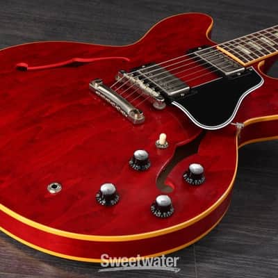 Gibson Custom 1964 ES-335 Reissue Semi-hollowbody Electric Guitar - '60s Cherry  VOS (64ES335VOSCNd2) image 7