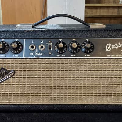 Fender Bassman Amplifier & 2x12" Cabinet, Vintage 1967 Black Face image 2