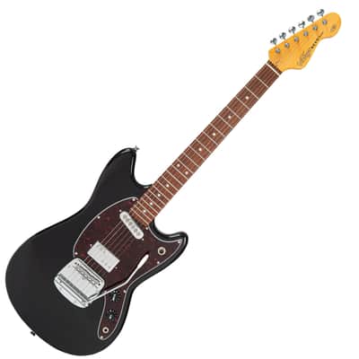 Vintage REVO Series 'Colt' HS Duo Electric Guitar ~ Boulevard Black image 3