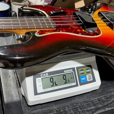 Fender Jazz Bass 1961 - 1 Family owned a 100% untouched 3-knob Slab Neck still sporting its original strings ! image 20