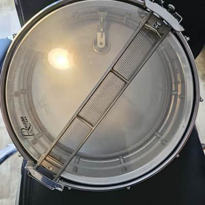 Rogers "5-Line" Dyna-Sonic 5x14" Brass Snare. "Beavertail" Lugs 1967 - 1974 - Chrome image 6