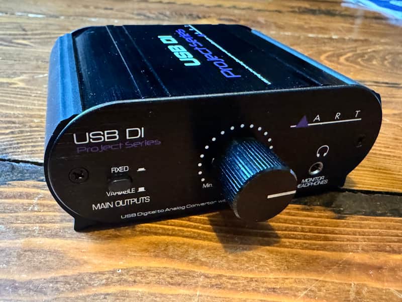 ART Pro Audio USB-DI USB to Analogue Converter- Perfect for Properly Connecting Laptop to Audio! image 1