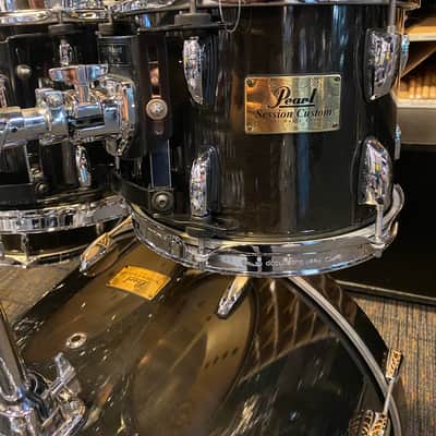 Pearl Session Custom Maple Shell Pack - Carbon Mist image 5