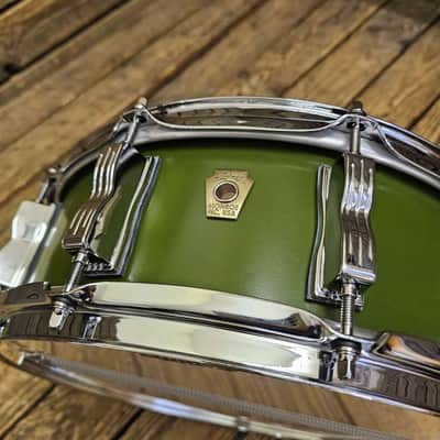 Snare Drum 14" Ludwig Legacy Maple Heritage Green USED! RKMGL220726 image 3