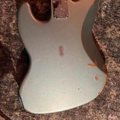 Fender 60th Anniversary Road Worn '60s Jazz Bass 2020 - Firemist Silver image 3