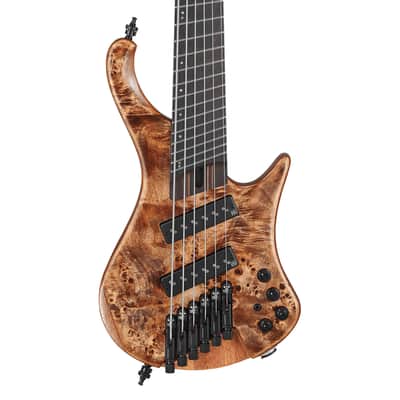 Used Ibanez EHB1506MSABL EHB Headless 6-Str MS Bass - Antique Brown Stained image 1