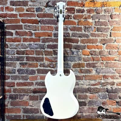 Tokai Double Horn Junior Electric Guitar w/ GB & "Kitchen Sink" UPGRADES (2021 - White) image 11