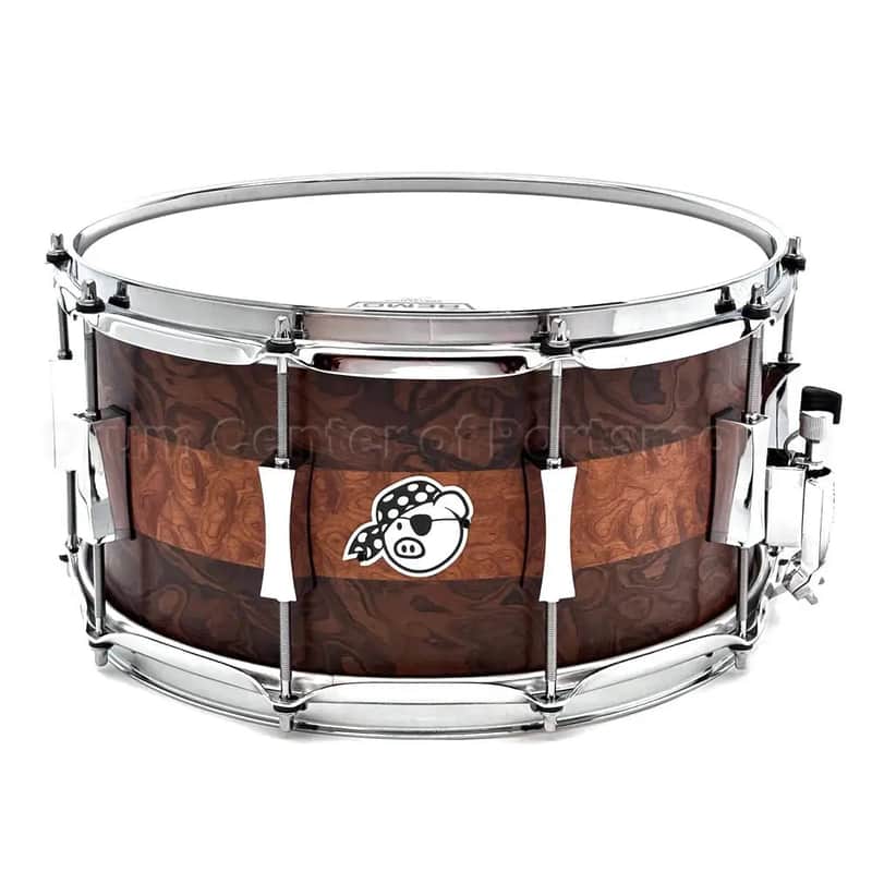 Pork Pie Macchiato Maple Snare Drum 14x7 image 1