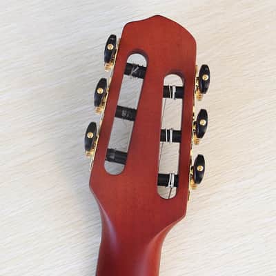 Custom Silent Classical Guitar, Solid Spruce Top Body, Mahogany Neck image 7