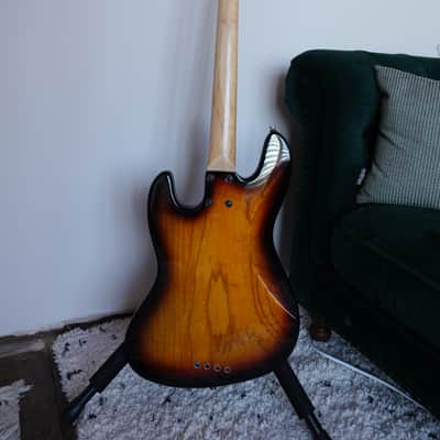 Lakland Skyline Joe Osborn Jazz Bass 4-String - Three Tone Sunburst image 14
