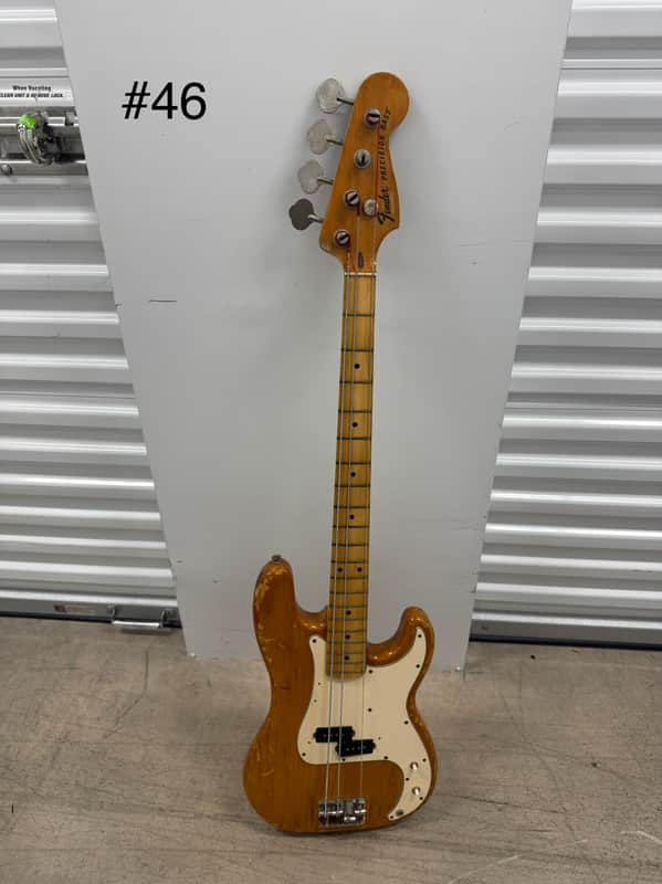 1974-79 Fender Precision Bass - Natural - Fair