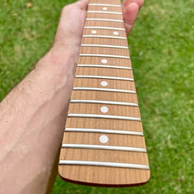 one-piece Roasted S neck quartersawn maple duckbeak headstock image 2