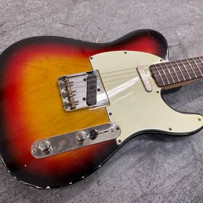 Golden Era Aged Guitars Single Cut Telecaster - 3 tone sunburst relic - Arcane pickups image 3