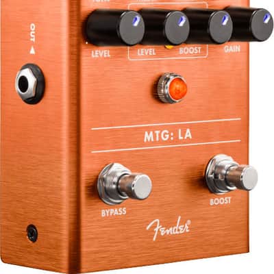 Mint Fender MTG: LA Tube Distortion Guitar Effect Pedal image 2