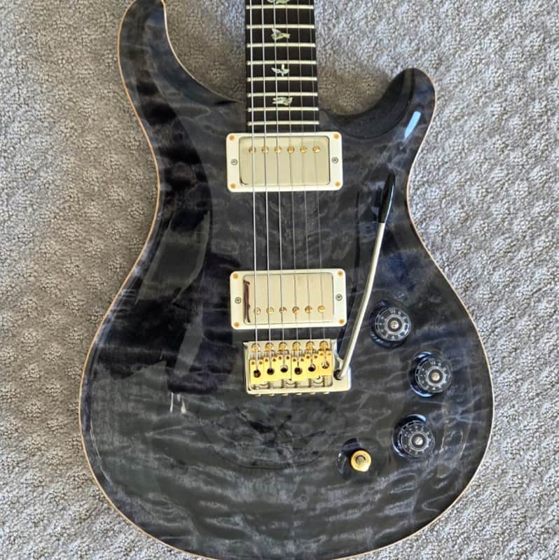 PRS DGT David Grissom Tremolo Signature Wood Library 10-Top Gray Black image 1