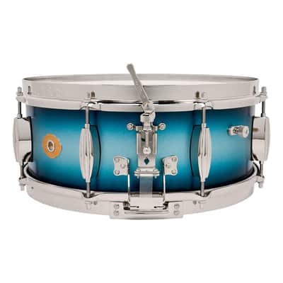 Slingerland Radio King Snare Drum, 5.5x14", Blue & Silver Lacquer image 2