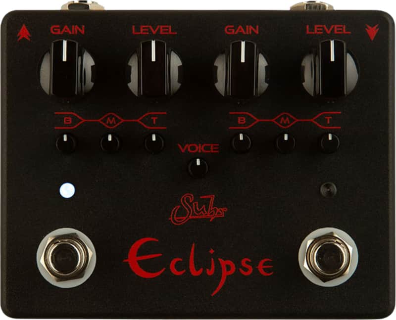 Suhr Eclipse Overdrive/Distortion Effects Pedal, Black Edition image 1