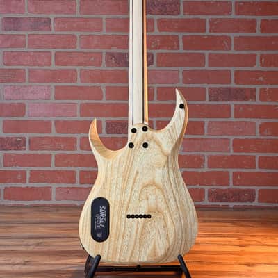 Schecter USA Custom Shop Sunset Extreme Electric Guitar - Natural Satin Stabilized Burl Top image 13