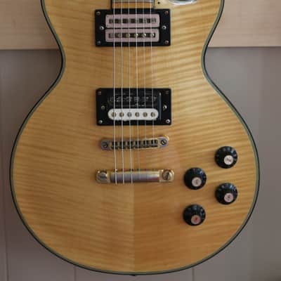 Ventura V2600 LP Copy Lawsuit Guitar 1970's Natural / Blonde image 1