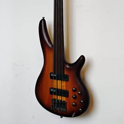 Ibanez SRF700-BBF Bass Workshop Fretless Soundgear - 2014 - Present - Brown Burst Flat image 6