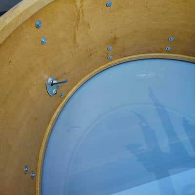 Ludwig 14x28 Virgin Bass Drum 1970's - Black Wrap image 10