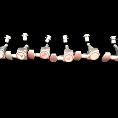 Fender 099-0818-000 Stratocaster / Telecaster Locking Tuning Heads - Brushed Chrome image 3