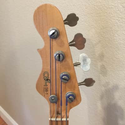 Stunning 1991 USA G&L SB-1 Blueburst LEFTY w OHSC image 3