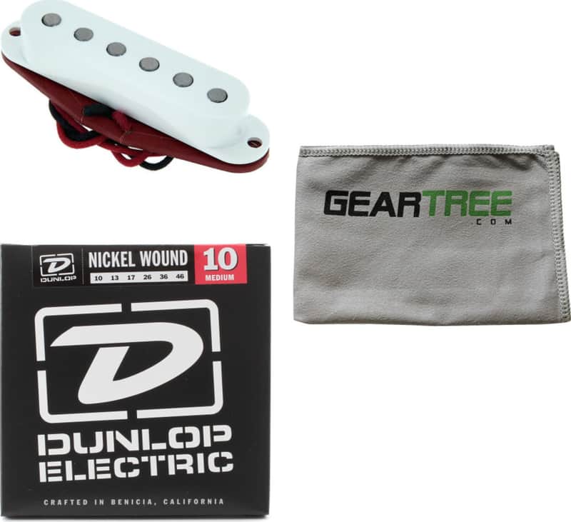 Bare Knuckle Boot Camp True Grit Strat Single Coil Pickup White - Neck w/ Cloth and Strings image 1