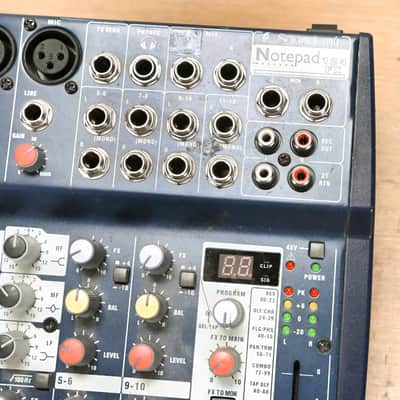 Soundcraft Notepad 124FX Compact 12-Input Analog Mixing Console (NO PSU) CG01ZTE image 4
