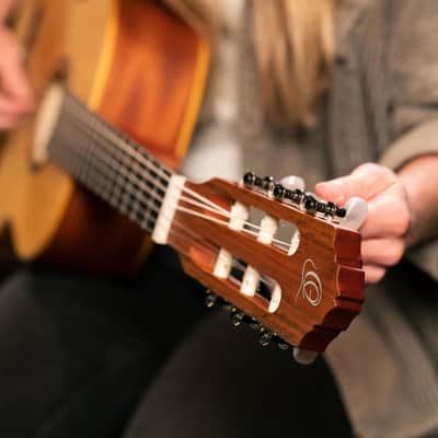 Ortega R121-3/4 Family Series 3/4 Classical Guitar 6 String - Mahogany Natural + Gigbag image 4