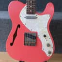 Nash T-69TL 2015 Mahogany Thinline Tele - Fiesta Red Light Relic