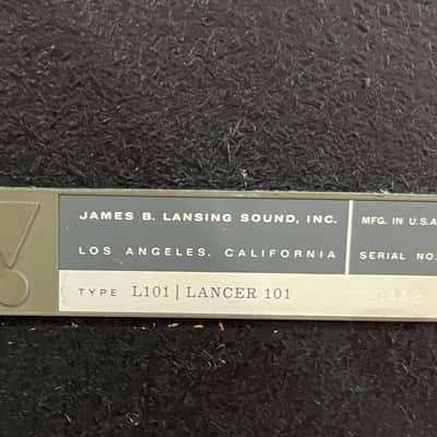 JBL L101 Lancer 101 Vintage Speakers – Original Grilles & Marble Tops – Excellent Condition image 5