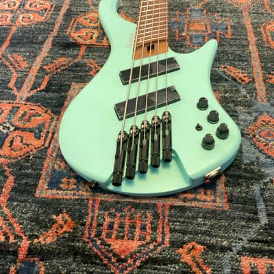 Ibanez EHB1005MS 5-String RH Electric Bass Guitar - Seafoam Green Matte image 3