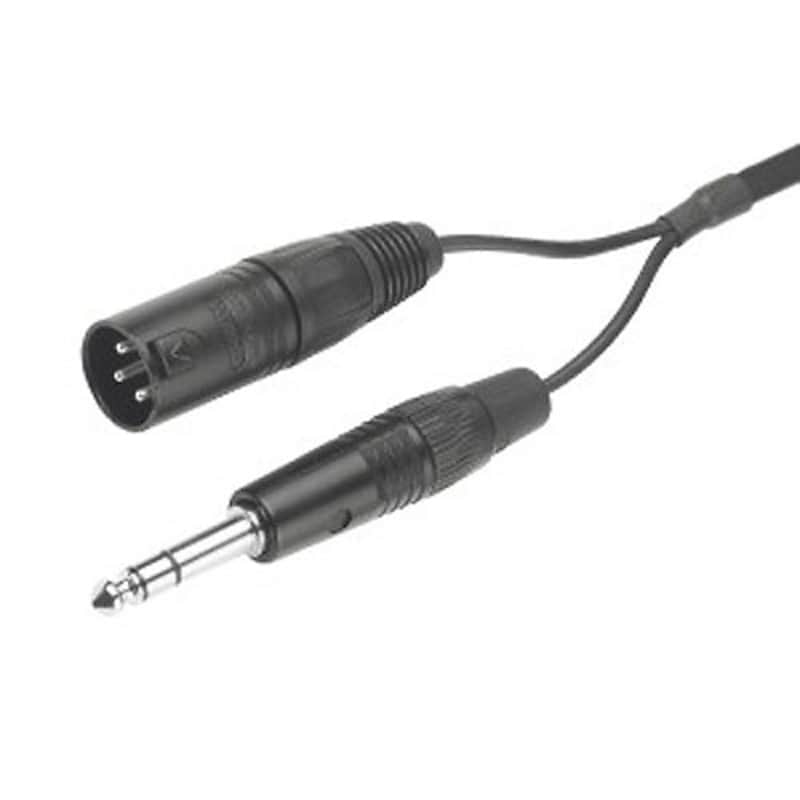 Beyerdynamic K 190.40 Connecting Cable for DT 190 Series with 3-Pin XLR Male and 1/4" Plug - 5 ft image 1