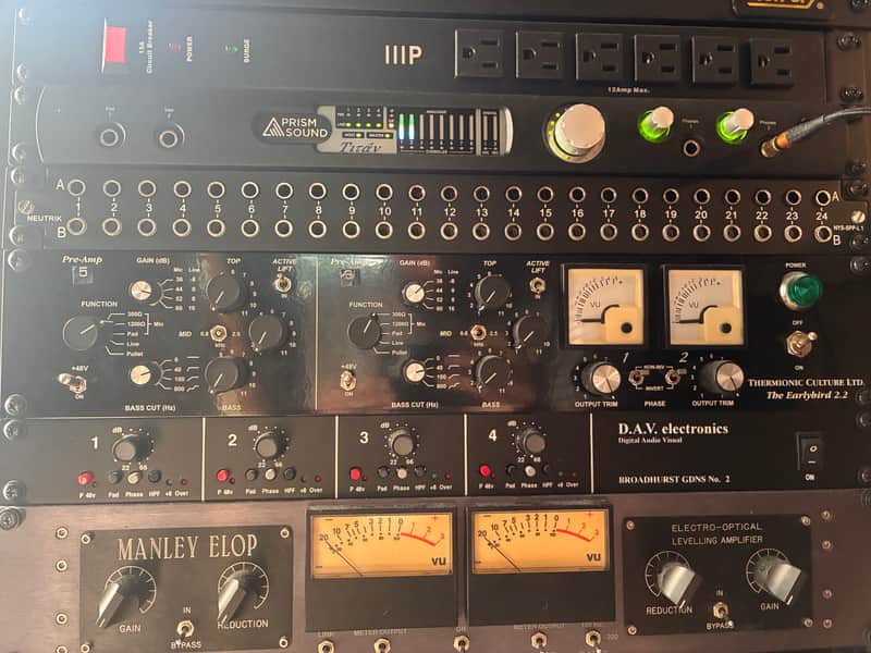 Thermionic Culture Earlybird 2.2 2-Channel Mic Preamp / Equalizer 2010s - Black image 1