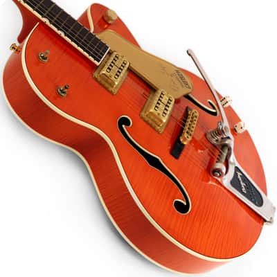 2001 Gretsch Brian Setzer Signature 6120SSU Nashville, Orange Tiger Flame image 19